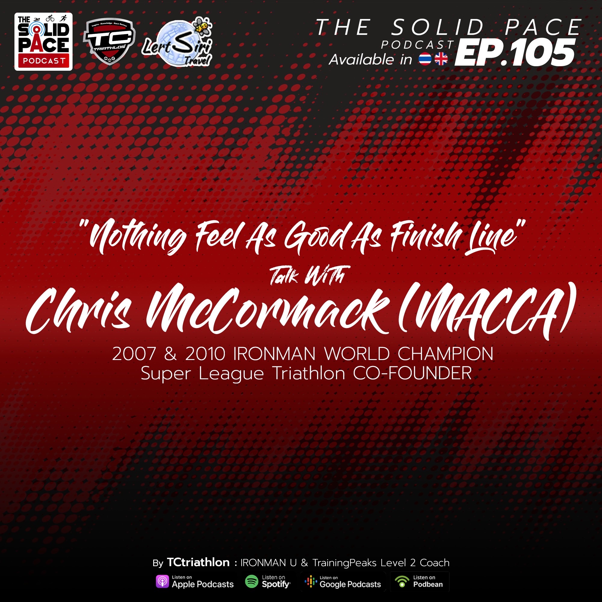 ”Nothing Feel As Good As Finish Line” TALK WITH CHRIS MCCORMACK (MACCA) 🇦🇺 2007 & 2010 IRONMAN WORLD CHAMPION
